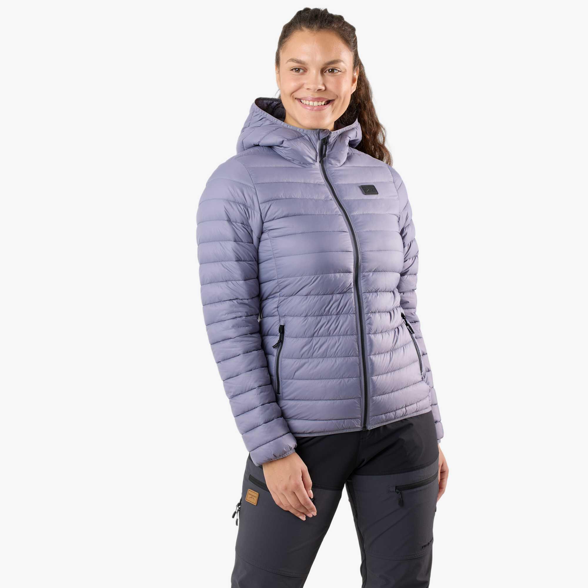 Kurtka Outdoor Wędrówki Kobieta Lofoten Warstwa Izolacyjna