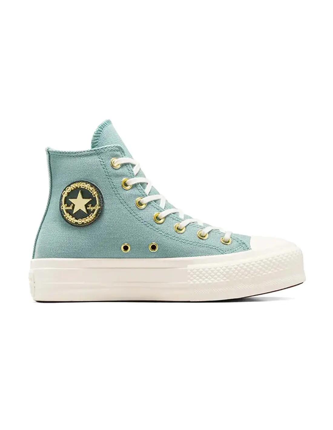Converse Chuck Taylor All Star Lift Platform Gold - Baskets 2/5