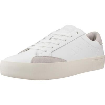 Sneakers sun68 model street leather kleur wit