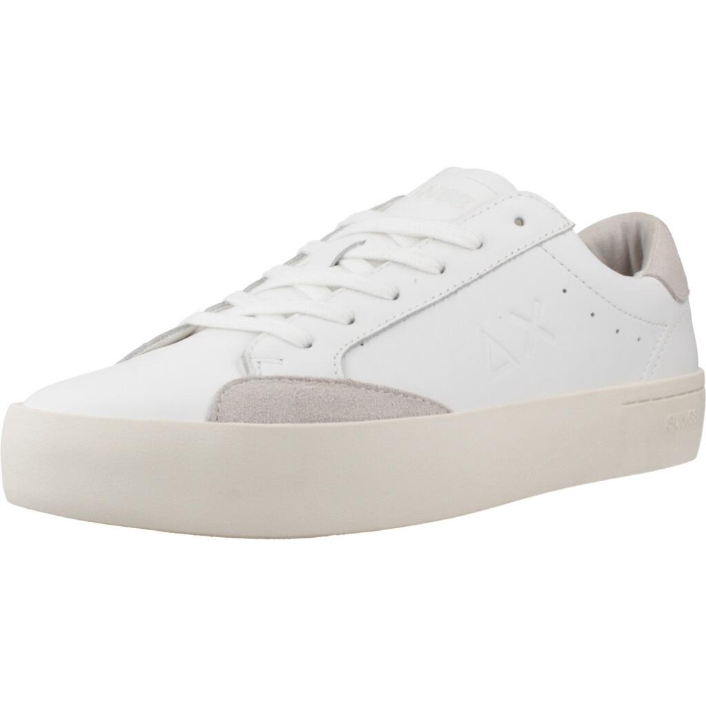 Sun68 - Baskets Sun68 Modèle Street Leather Couleur Blanc - Chaussures De Sport - Blanc - Decathlon