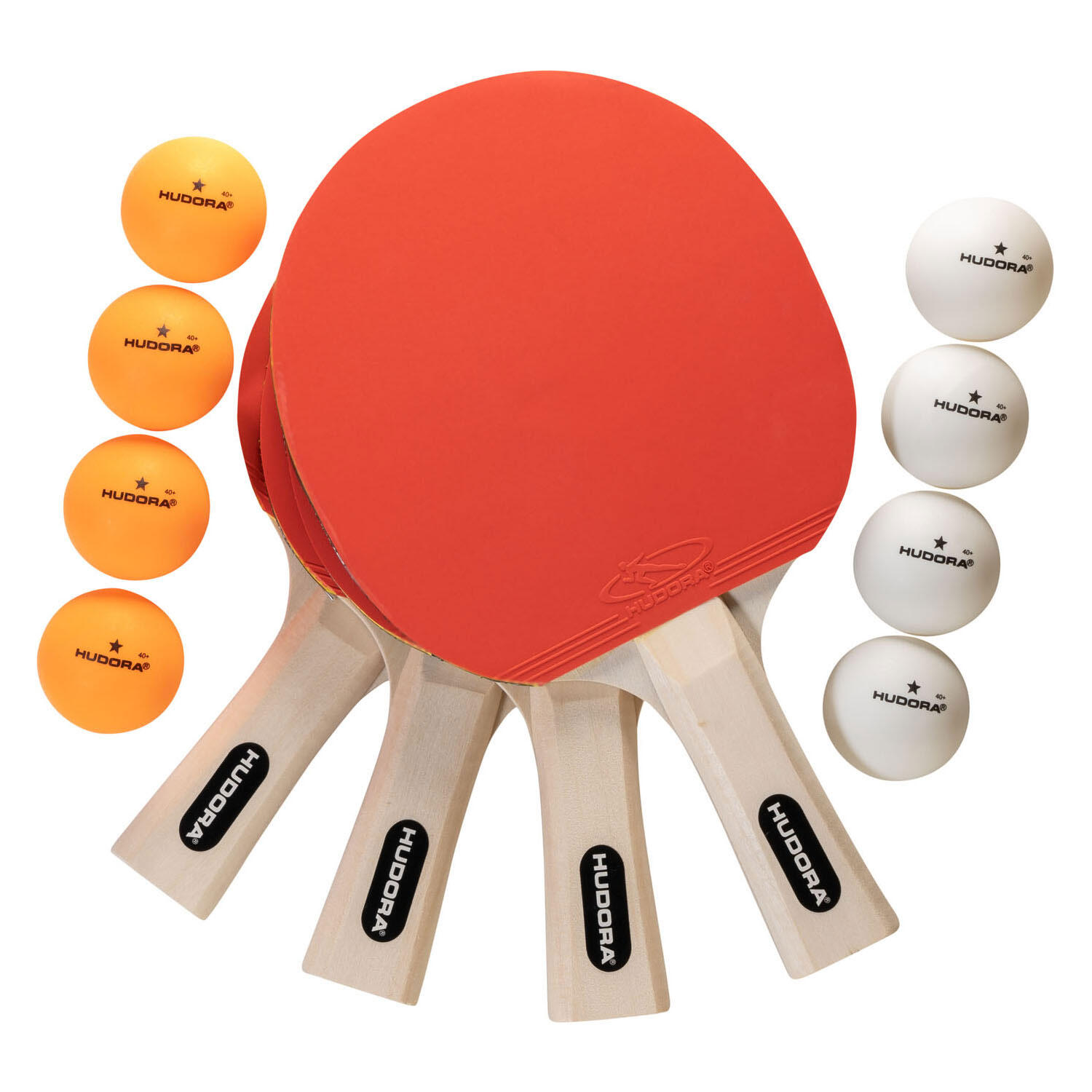 Set da tennis da tavolo Hudora Friends (x4) 4/7