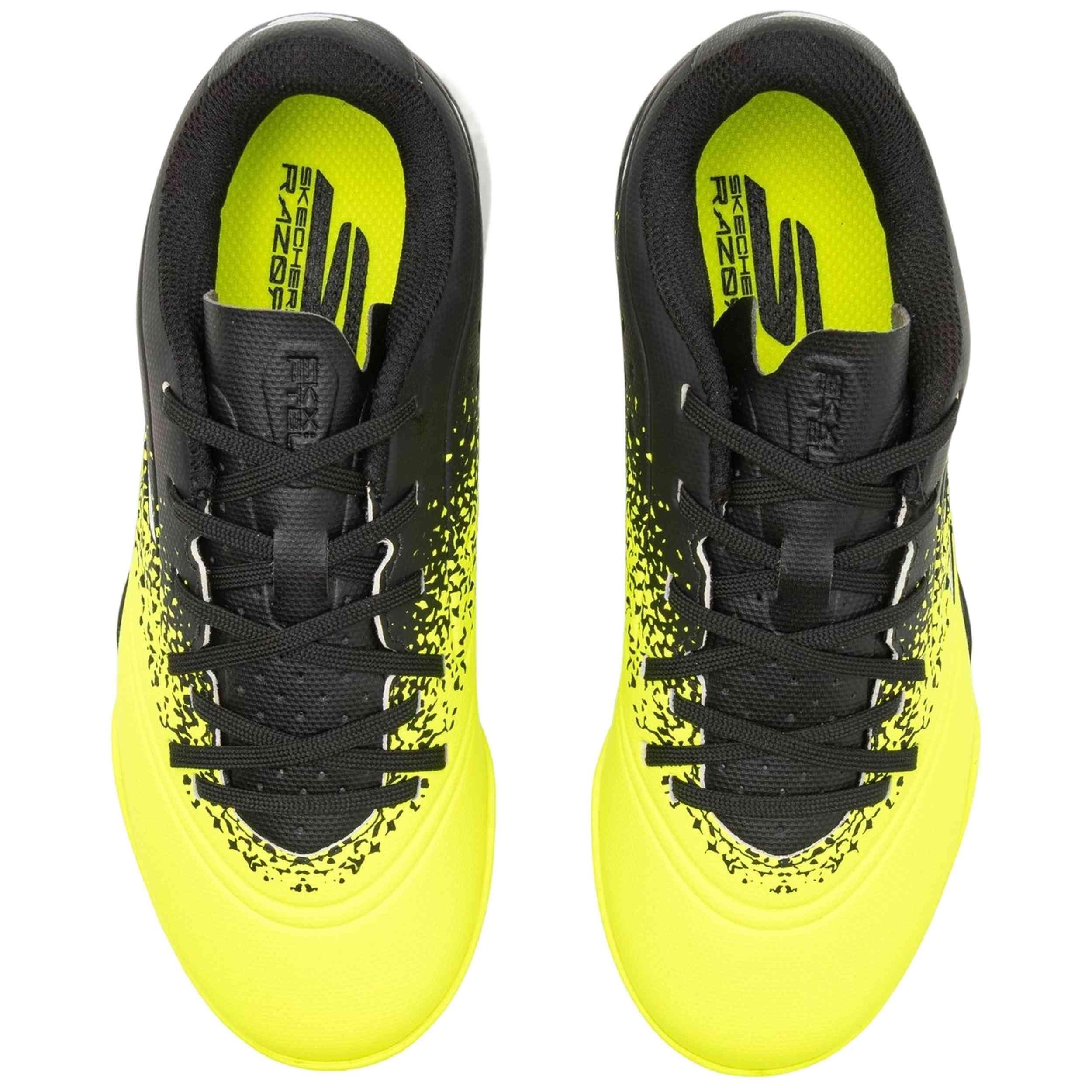 Botas de futbol Skechers modelo 252061L-YLBK para niños unisex 4/5