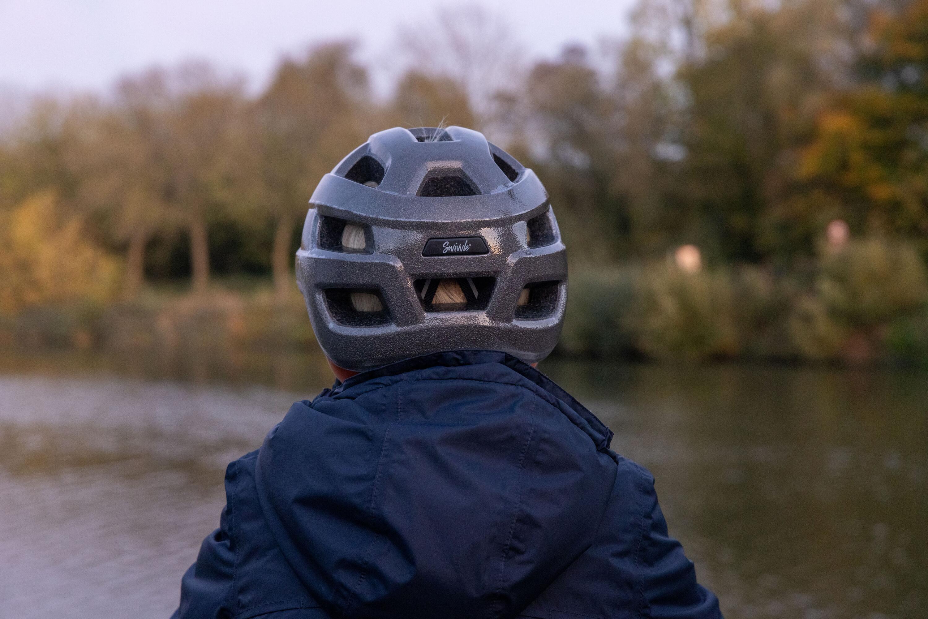 Casco Bici Riflettente Luminoso S Bambino – Casco Leggero e Sicuro 3/5