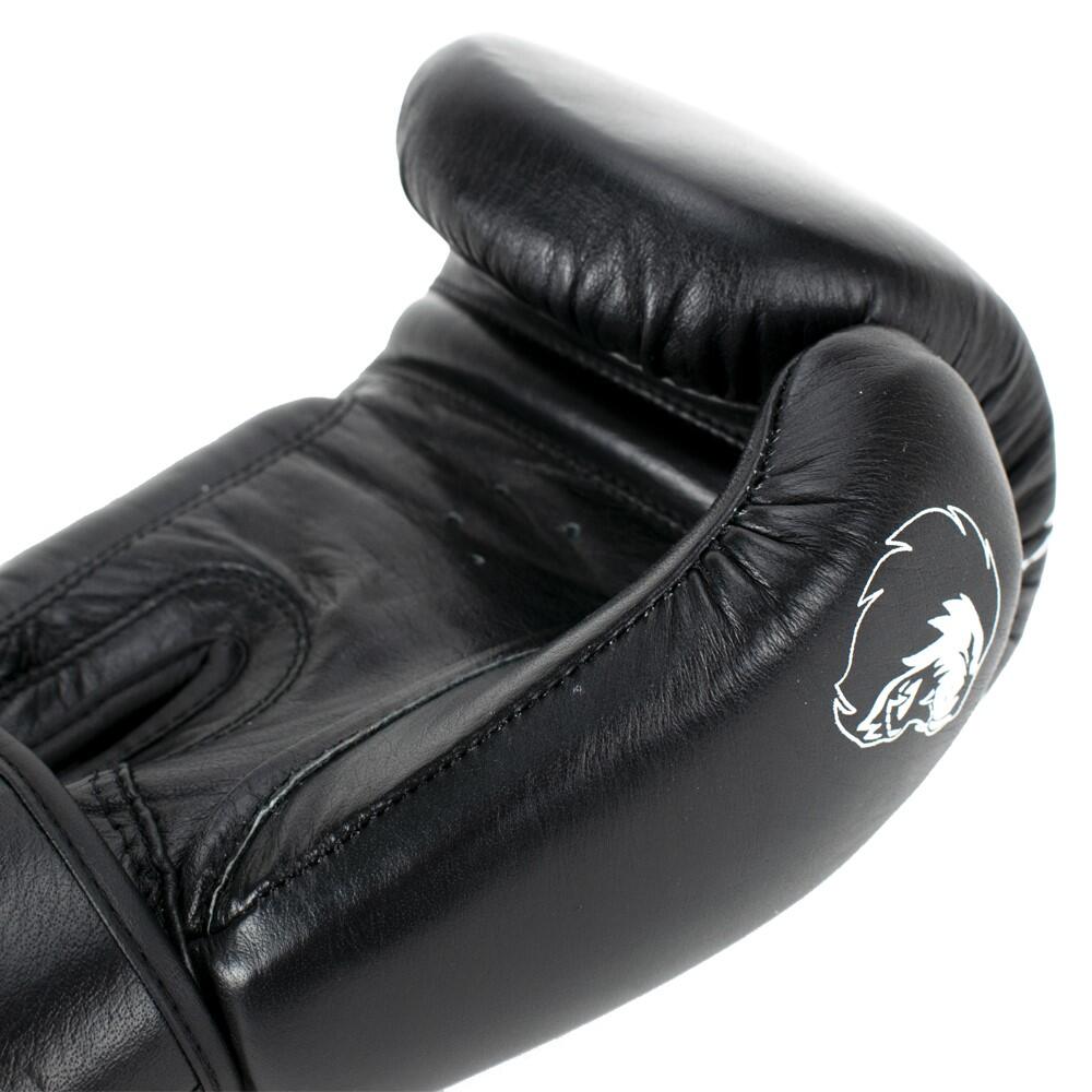 Gants de boxe en cuir - Warrior SE - Noir/Blanc 5/5