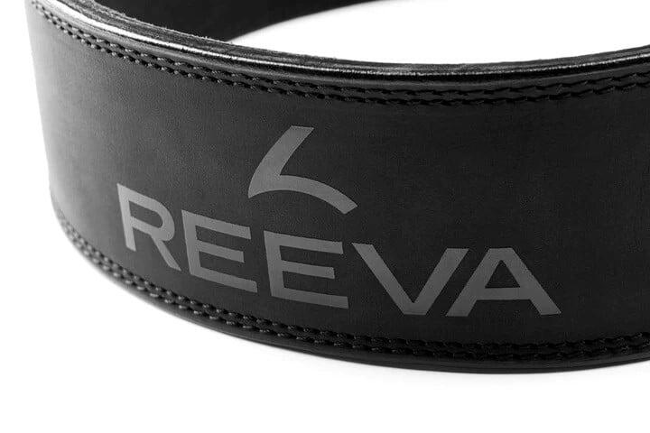 Ceinture de force - Cuir de buffle - Ceinture de musculation - Noir 2/5