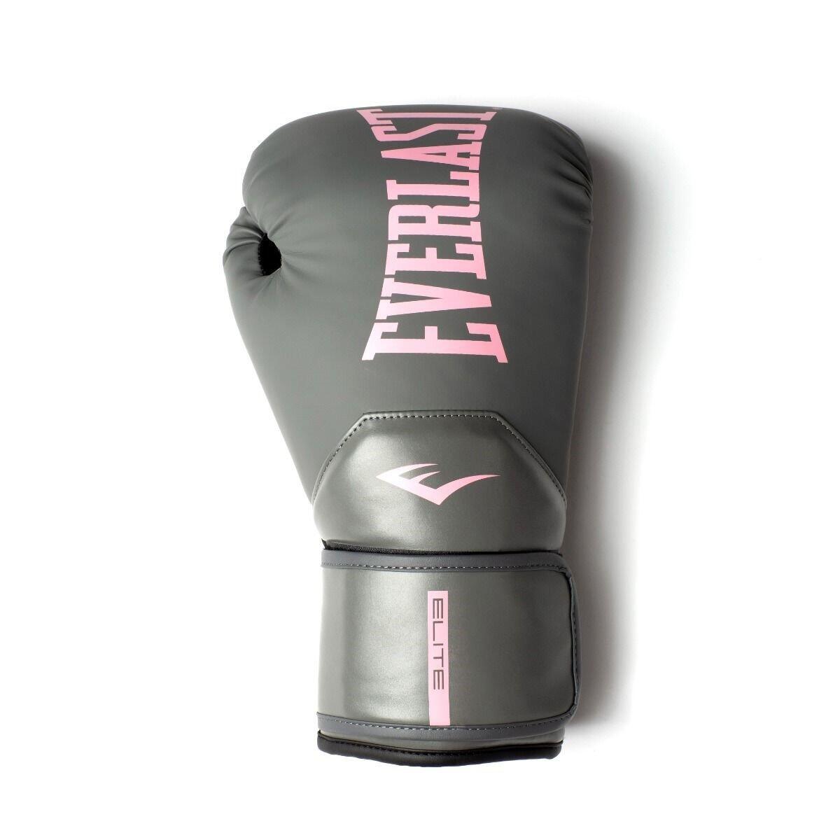 Gants de boxe - Elite 2 - Gris/Rose 2/5