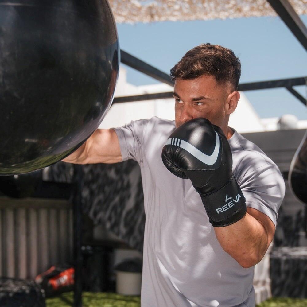 Luvas de boxe - Pele - Rosa 3/5