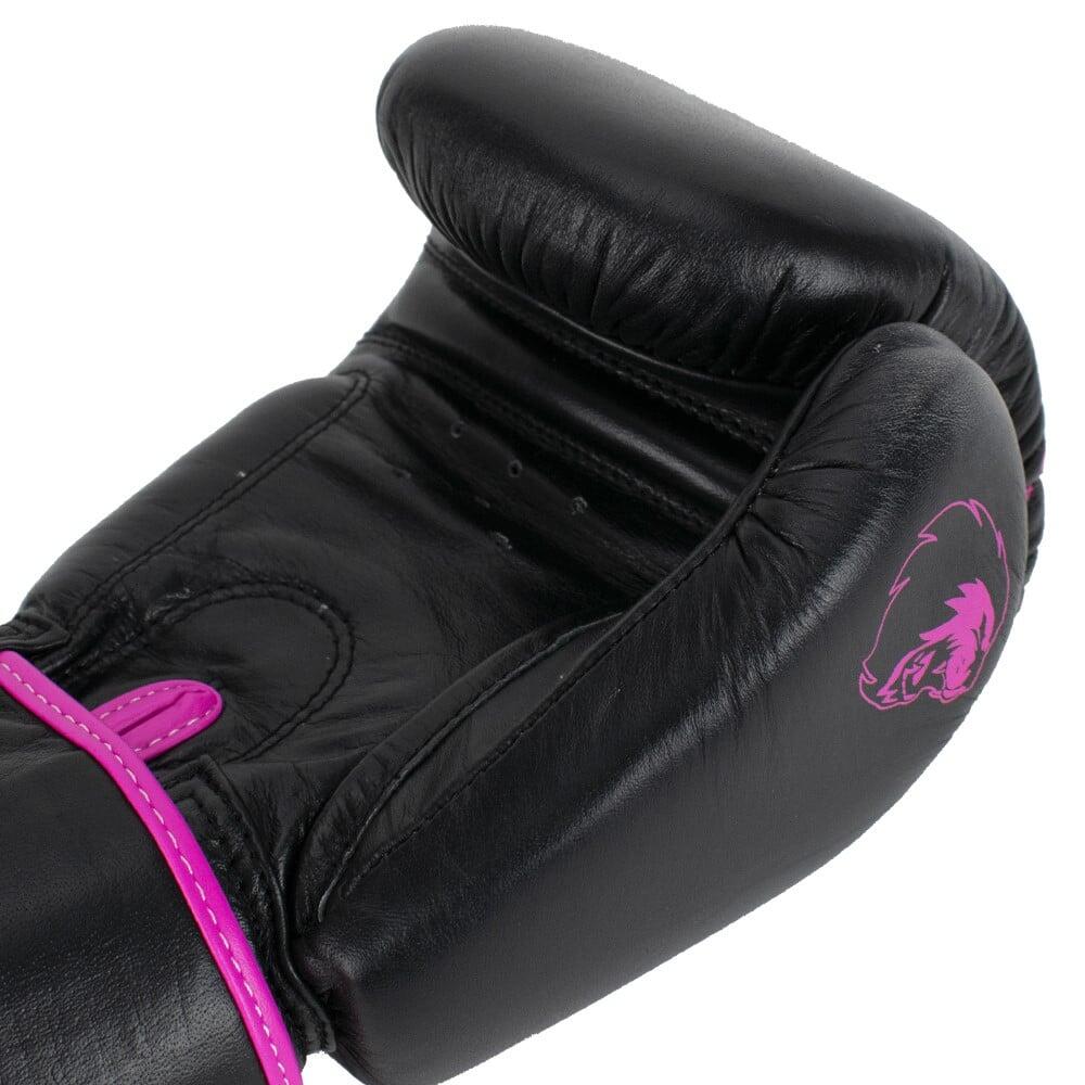 Gants de boxe en cuir - Warrior SE - Noir/Rose 6/6
