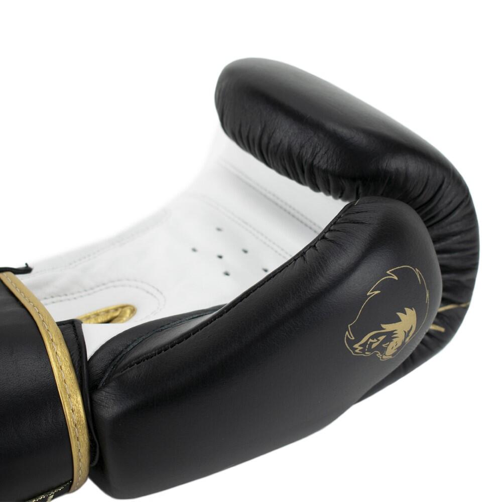 Boxhandschuhe aus Leder - Warrior SE - Schwarz/Gold 6/6