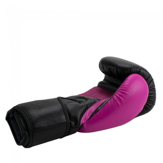 Gants de boxe - Ace - Noir/Rose 5/6