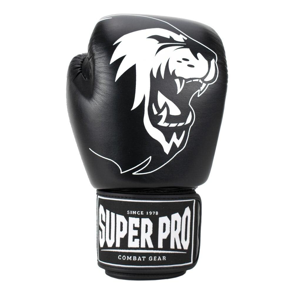 Gants de boxe en cuir - Warrior SE - Noir/Blanc 2/6