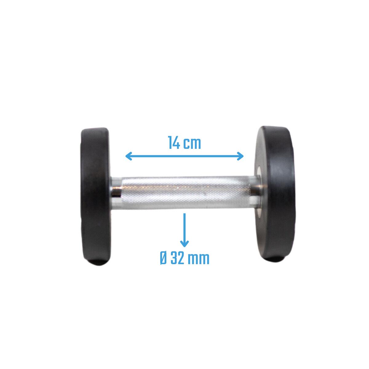 Haltere Redondo - Borracha - Por peça - 4 kg 5/5