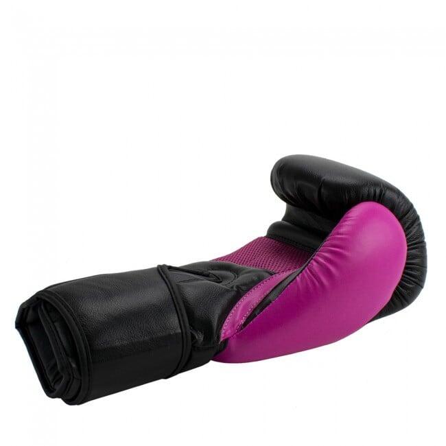Gants de boxe - Ace - Noir/Rose 5/6