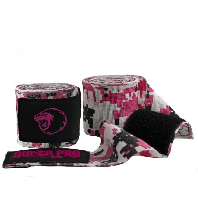 Bandages semi-élastiques - Rose/Noir/Blanc 2/3