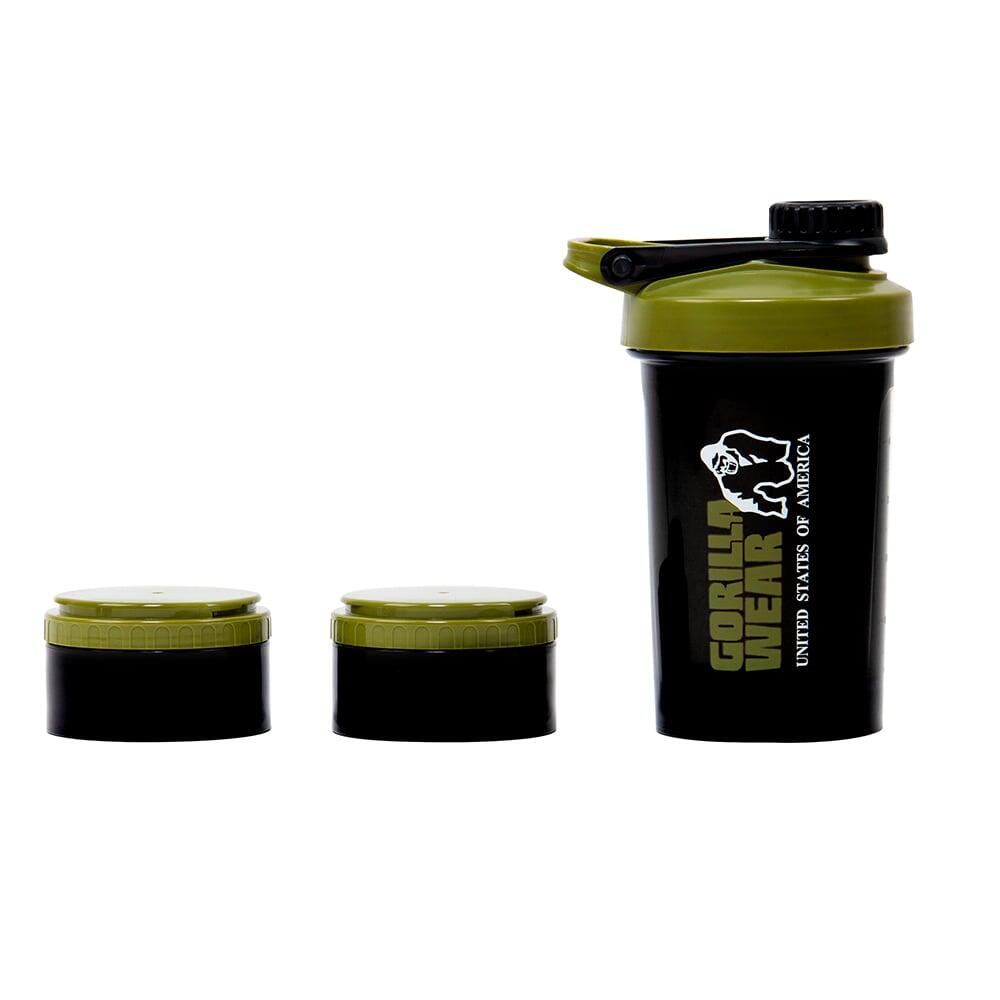Shaker 2 GO 500ML -  Zwart/Legergroen 2/5
