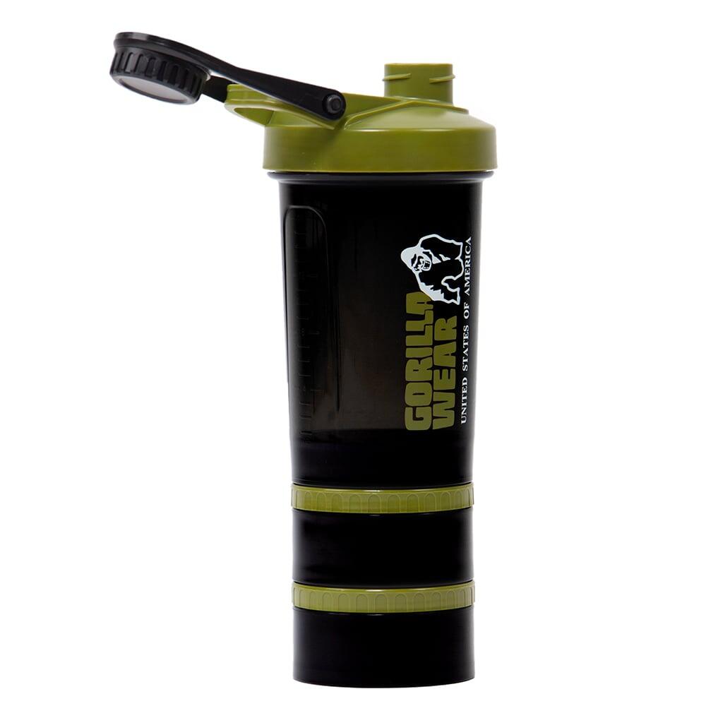 Shaker 2 GO 500ML -  Zwart/Legergroen 5/5