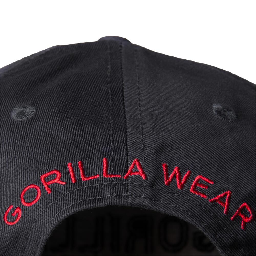Harrison Gorra - Negro/Rojo 5/7