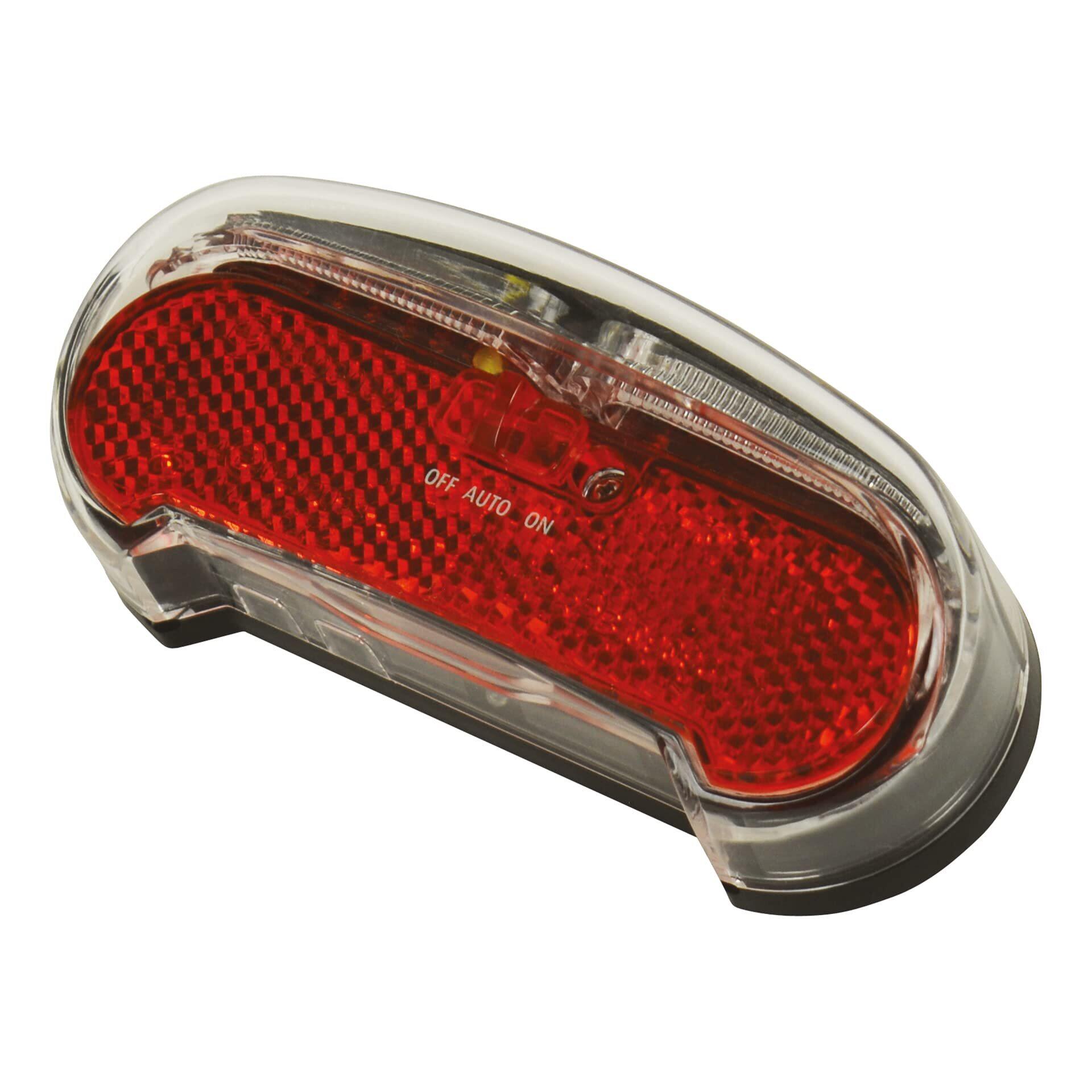 Éclairage vélo arrière led à pile pour porte-bagage AXA Riff 2/5