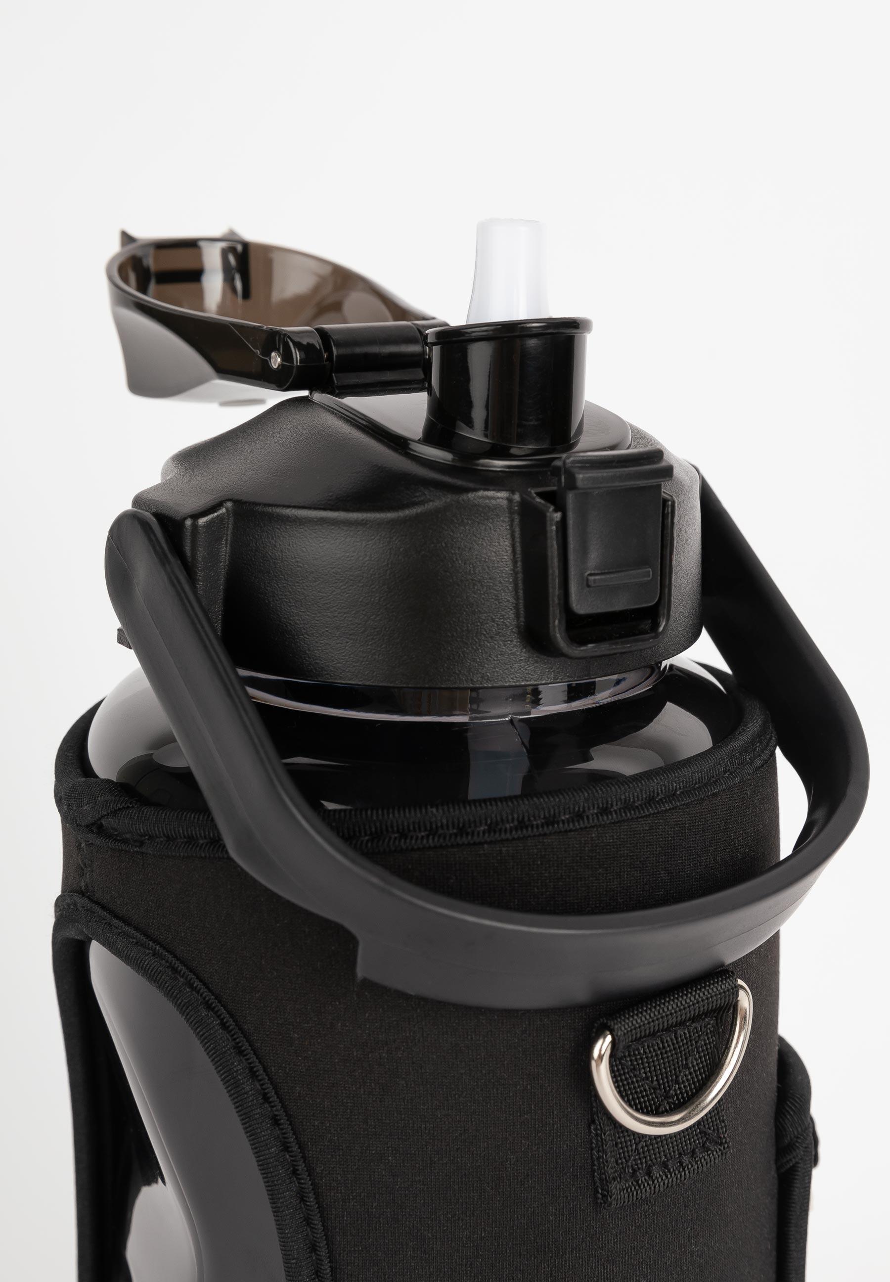 Water Bottle With Sleeve 2L - Zwart 3/7