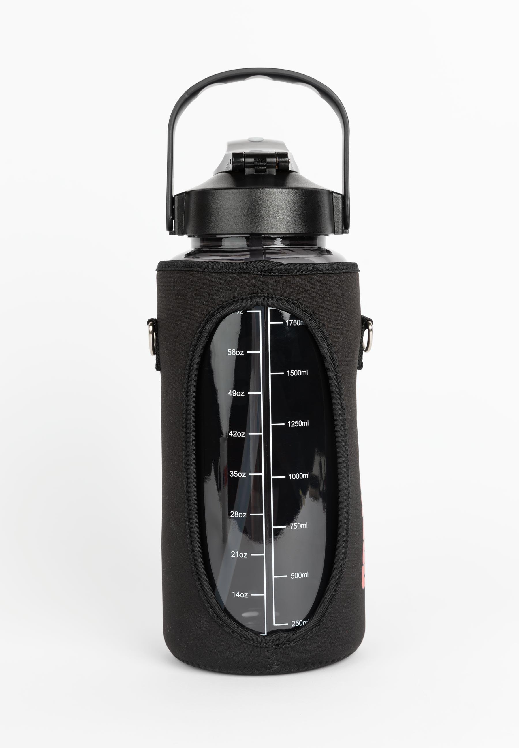 Water Bottle With Sleeve 2L - Zwart 5/7