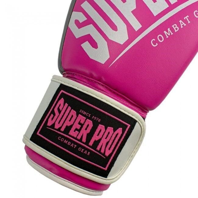 Gants de boxe - Rebel - Noir/Rose/Blanc 4/6
