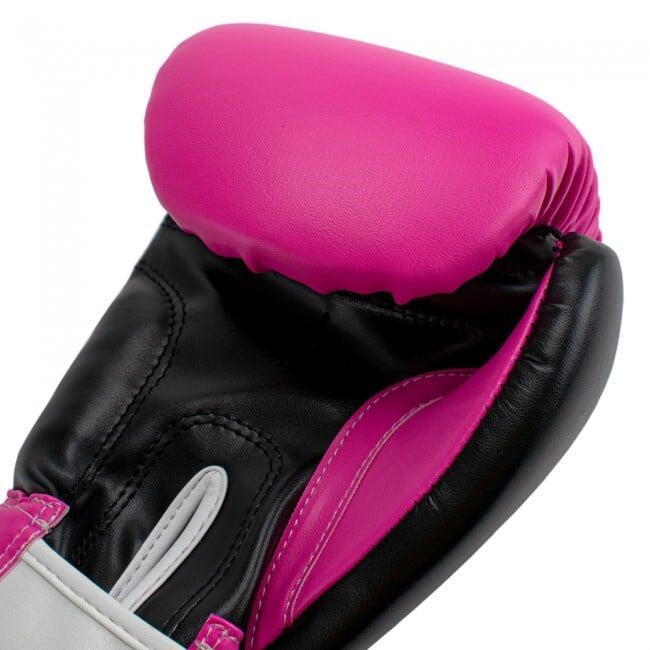 Gants de boxe - Rebel - Noir/Rose/Blanc 6/6