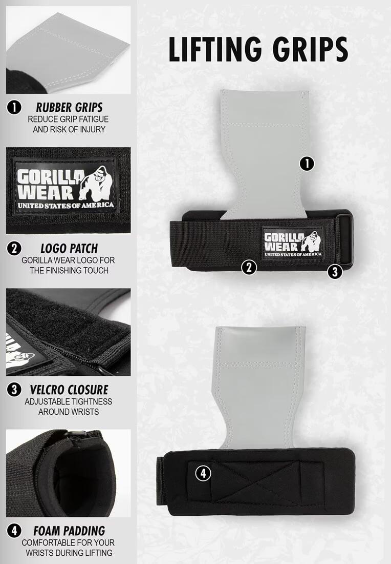 Lifting Grips - Zwart 6/7
