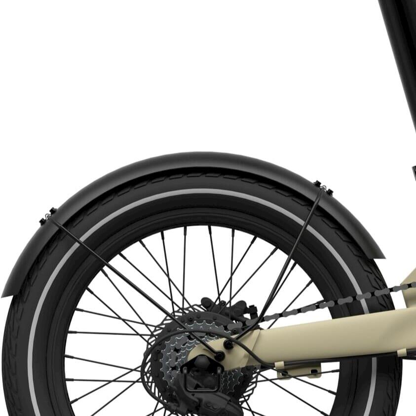 Tuto - Garde-boue Arrière Uto Eovolt 20 Pouces, Noir. - Garde-boue - Incolore|noir - Decathlon