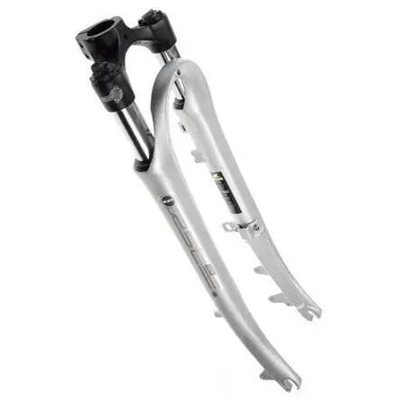 RST Urban T40 28" Suspension Fork, Silver — E‑bike Compatible