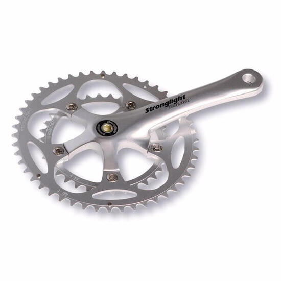 Stronglight Kurbelgarnitur 2F IMPACT 170 mm silber 34/50