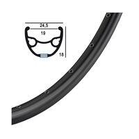 Cerchio Rigida Ryde 275 (584) Rival-19 32/14 nero (non tagliato).