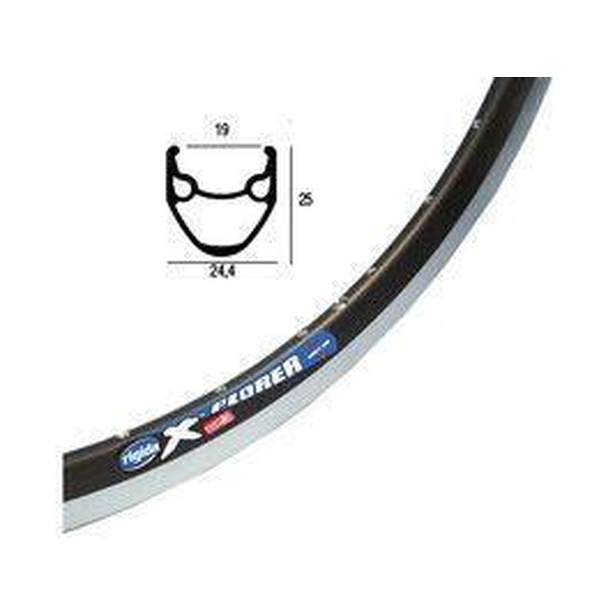 Rigida - Rigida Velg Ryde 28 (622 X-plorer 32 14 Black (aiguisé - Fond De Jante - Taille Unique - Decathlon