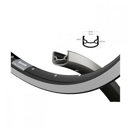 Rigida velg ryde 28 (622 sputnik 36g | Schwarz | schneiden