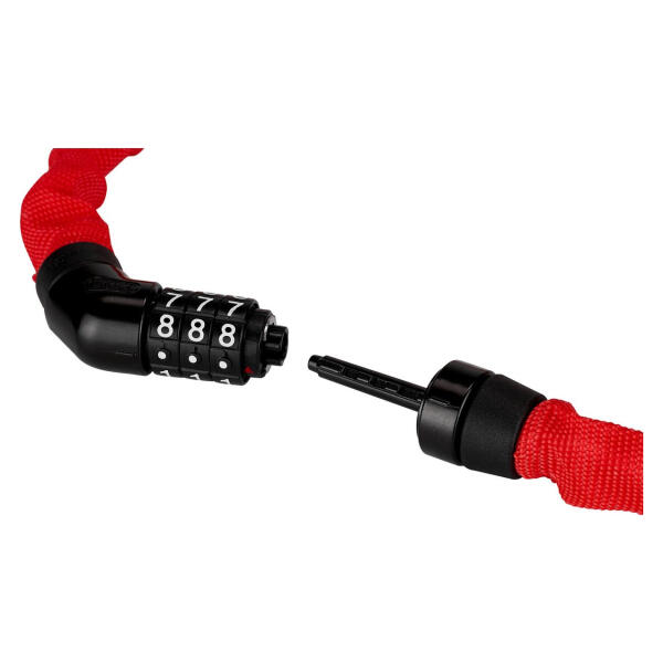 Verrouillage de chaîne ABUS 4804C 75 - Rouge, 4mm - 75cm pour vélo 3/5