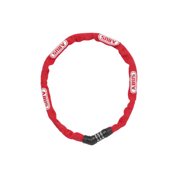 Verrouillage de chaîne ABUS 4804C 75 - Rouge, 4mm - 75cm pour vélo 2/5