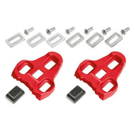 Płytki ASISTA do Look Keo czerwone ±9° 9gr