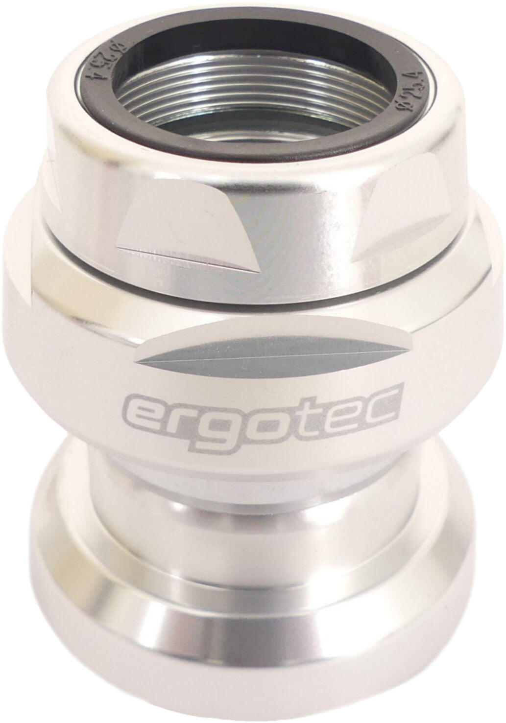 ERGOTEC Ergotec Serie Sterzo Filettata A118GK 1 1/8" Alluminio Argento.
