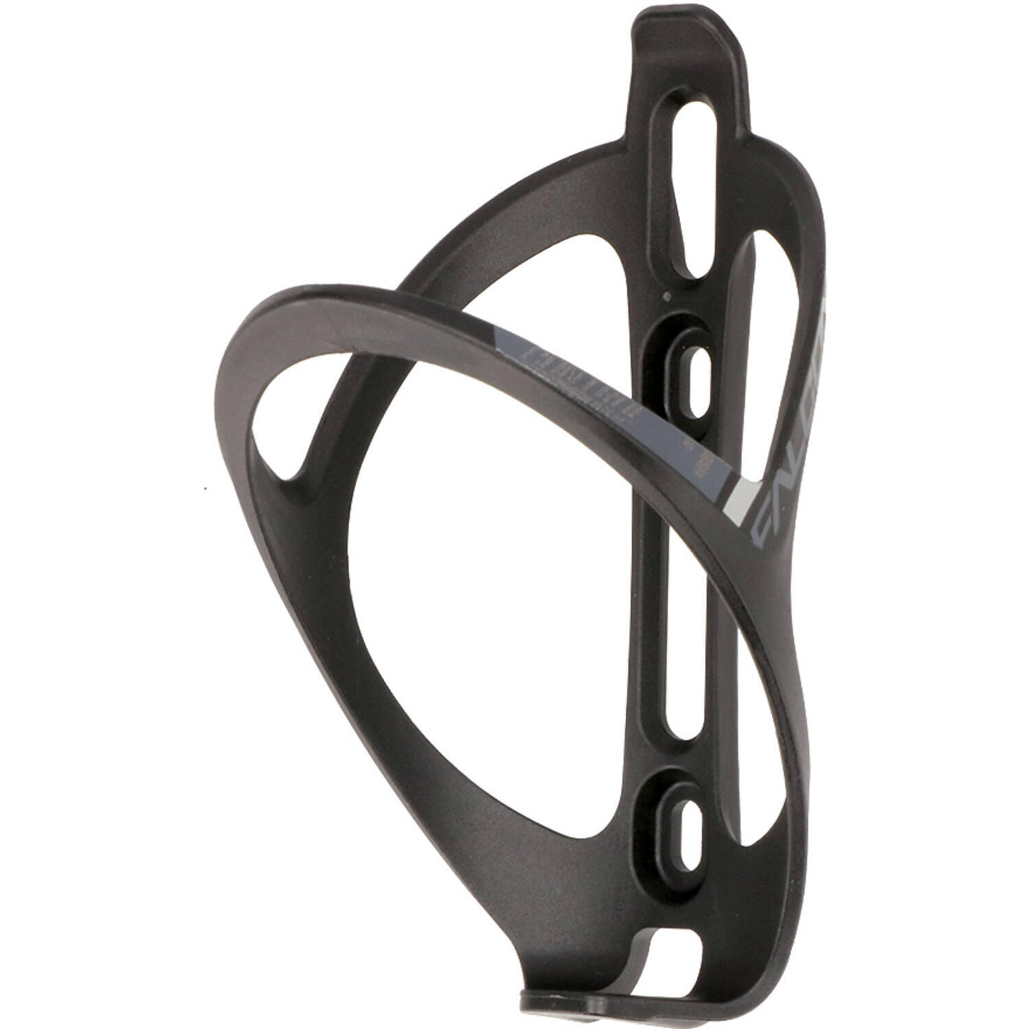 Porta borraccia Controltech Falcon, plastica stampata, 30 g, nero opaco/grigio. 4/4