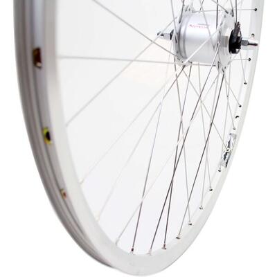 Ruota anteriore Roland 28 pollici con dinamo mozzo DH3N31 e cerchio ZAC2000.