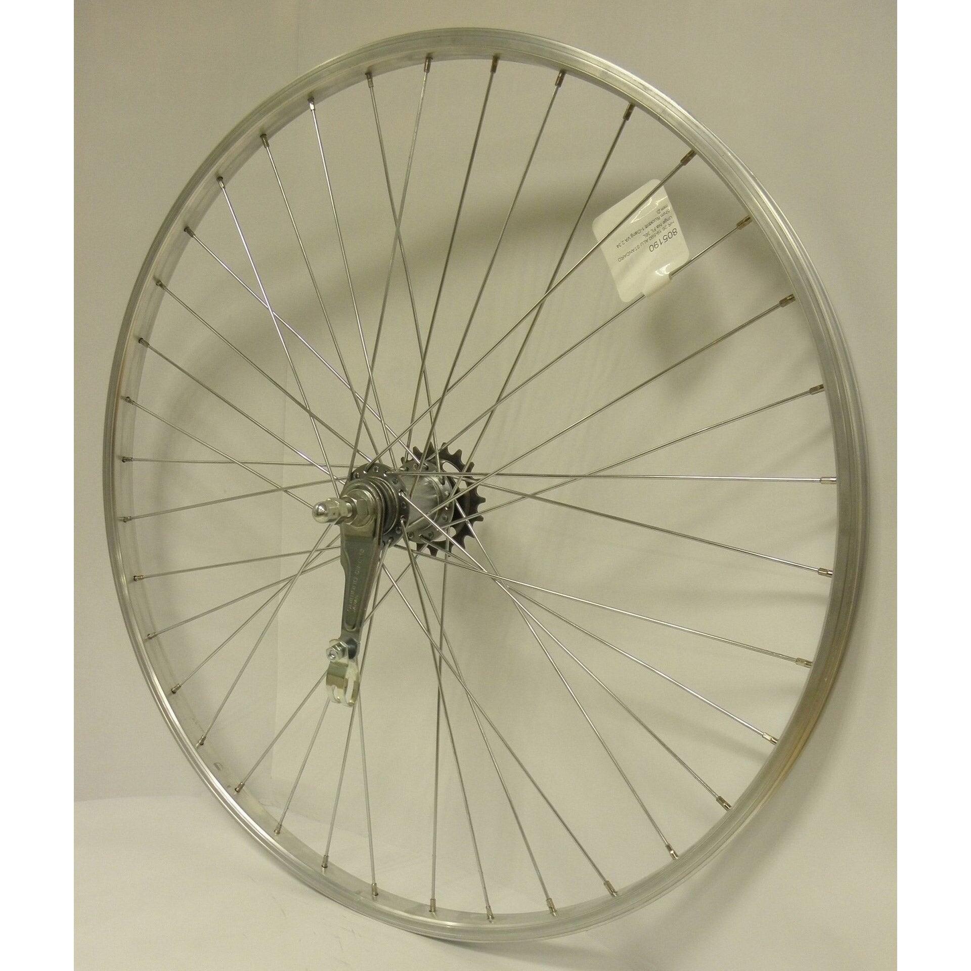 SHIMANO Ruota posteriore Shimano 26 x 1 3/8 (590) con mozzo freno, alluminio.