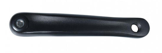 Kurbel Wing links 170mm lg Alu schwarz 4kant