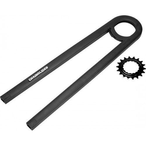 Hebie 28-inch Plastic Front Chainguard for Bosch Gen.2 with 18T Sprocket.