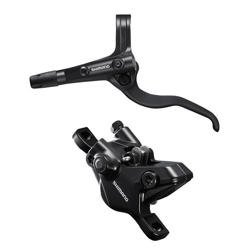 Frână hidraulică față Shimano BL-MT401/BR-MT410, post mount, furtun 1000 mm.
