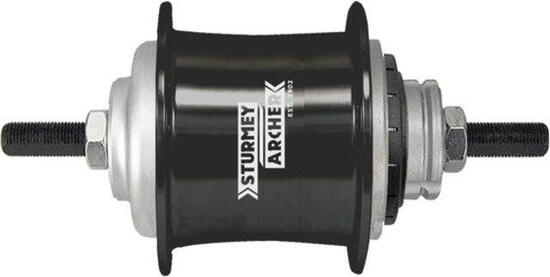 Sturmeyarcher Gear Hub 3 Speed ​​Sturmey Archer S-RF3 Freewheel 36 trous noir