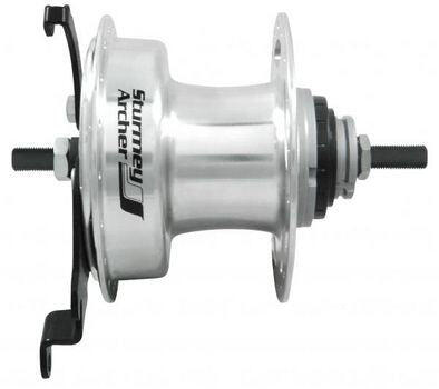 Sturmey archer xl-rd3 3 versnellingen trommelremnaaf - 90 mm - zilver