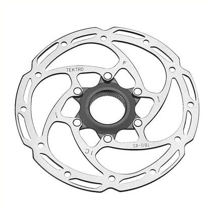 Rotor de frein à disque tektro tr180-52 Ø180x185 mm argent