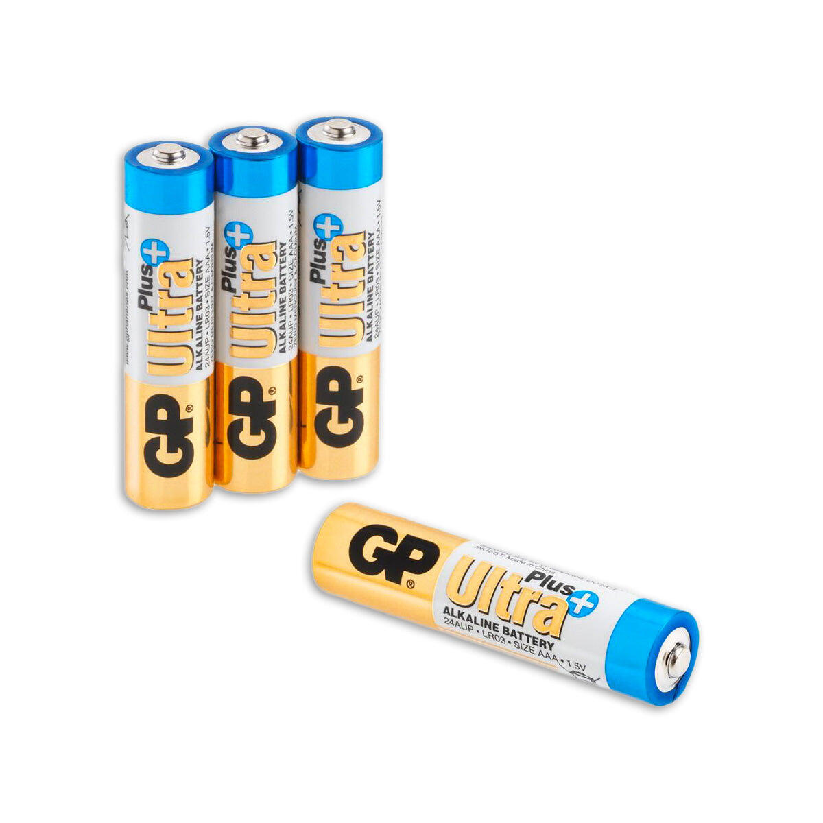 GP Ultra Plus alkaline AAA -Batterien 4pk 1/5