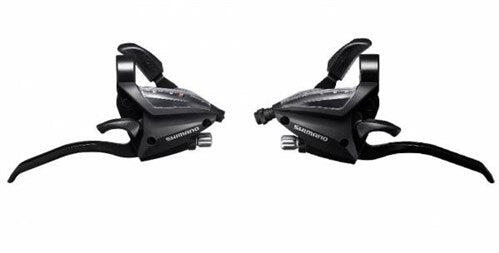 SHIMANO Set leve freno/cambio Shimano STI 3x8, 24 velocità.