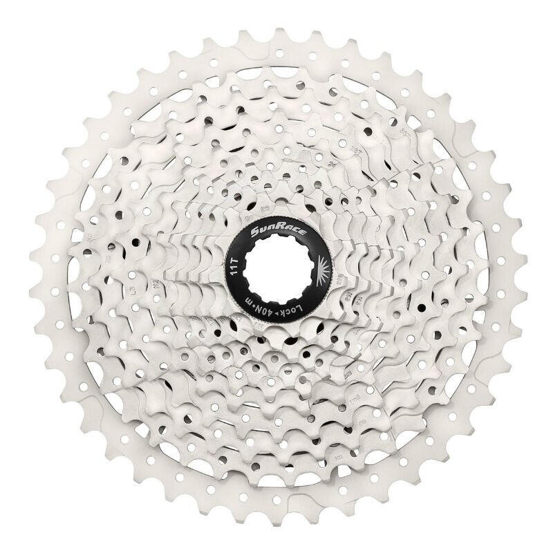 Sunrace - Cassette Vtt 2 Blocs + Pignons Sunrace Ms3 Shimano Metallic 10 V 11-46 T - Cassette - Gris - 46 L/xl - Decathlon