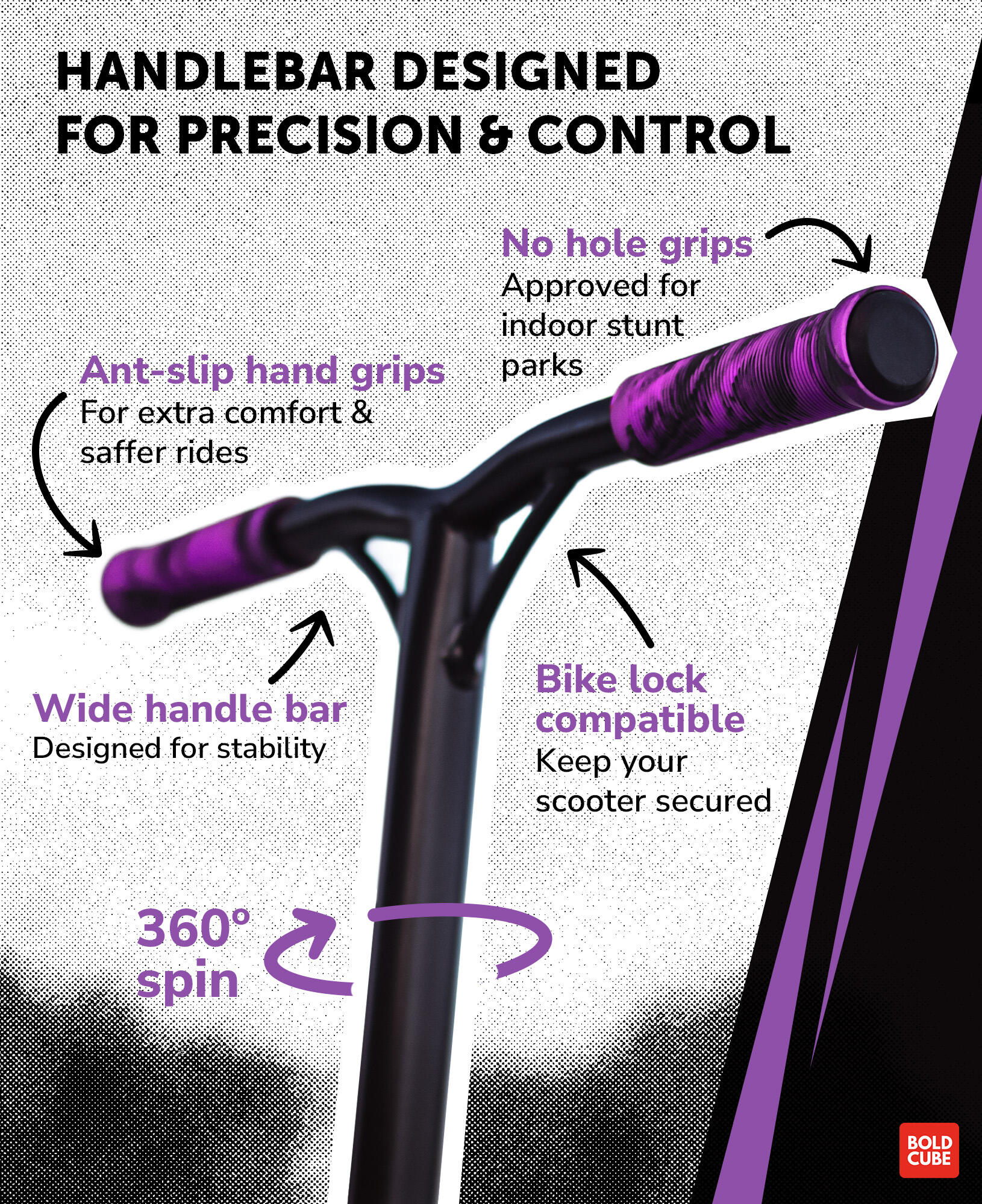 Trottinette / Trottinette de figure Deluxe, violette 4/7